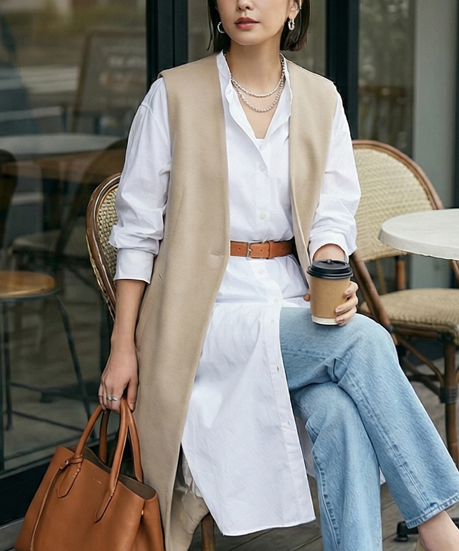 STYLE DELI「【DELI by】スクエアバックルリアルレザーベルト」|ベルト|