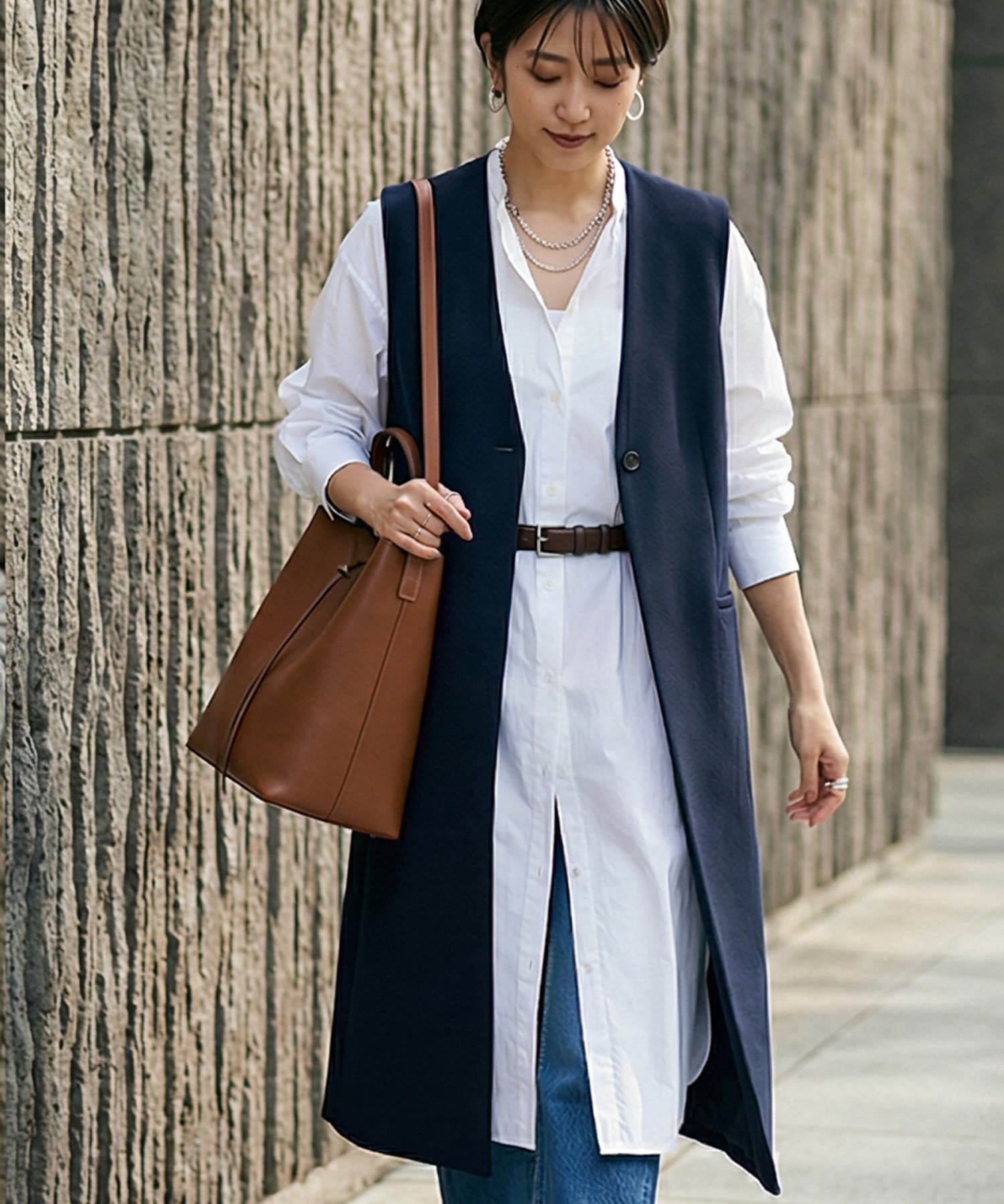 STYLE DELI「【DELI by】スクエアバックルリアルレザーベルト」|ベルト|