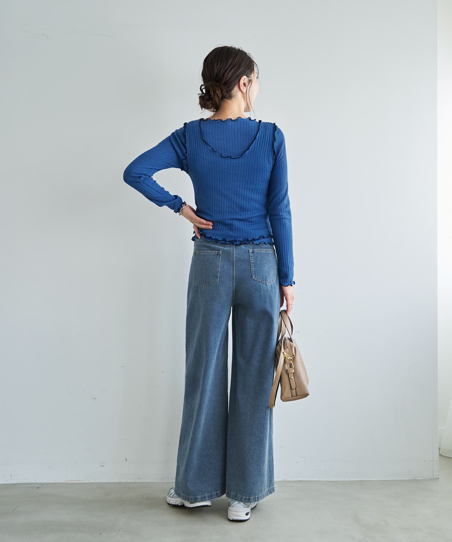 STYLE DELI「メロウリブ◆ベストレイヤードトップス」|Tシャツ・カットソー|