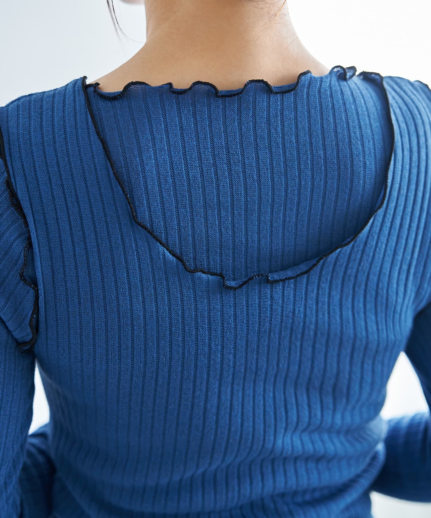 STYLE DELI「メロウリブ◆ベストレイヤードトップス」|Tシャツ・カットソー|