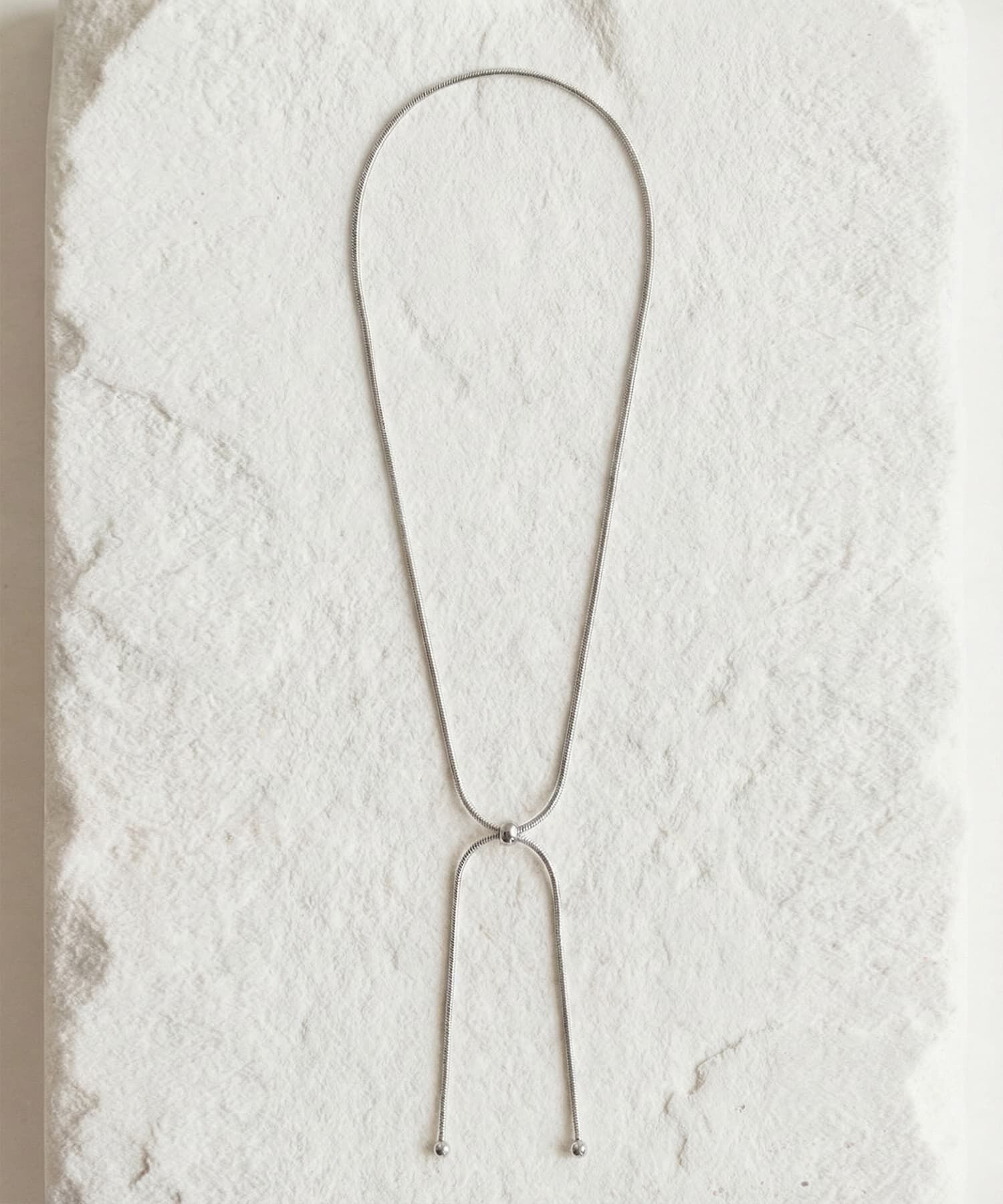 STYLE DELI「【DELI by】ボールバックル・スネークチェーンネックレス」|ネックレス|