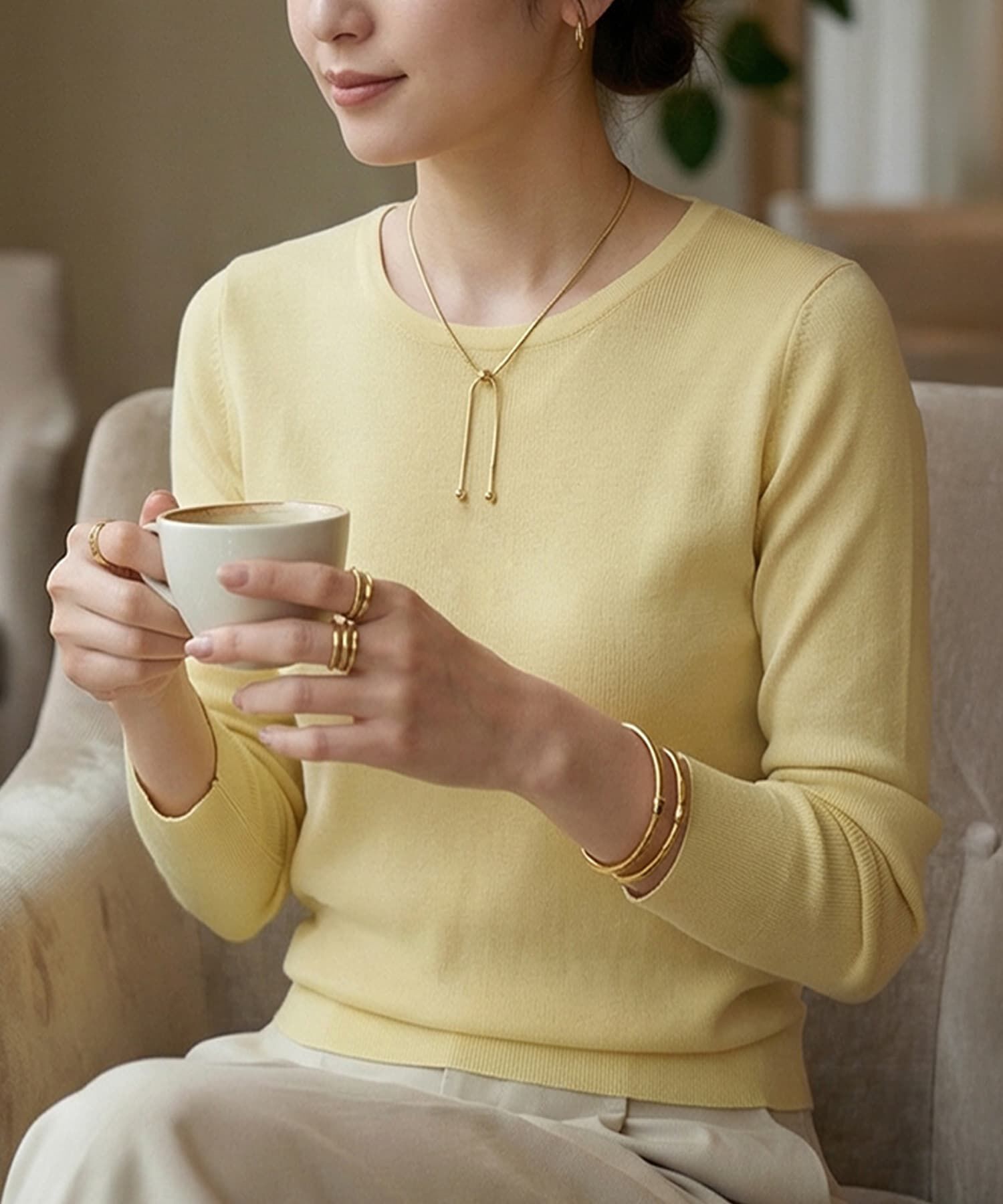 STYLE DELI「【DELI by】ボールバックル・スネークチェーンネックレス」|ネックレス|