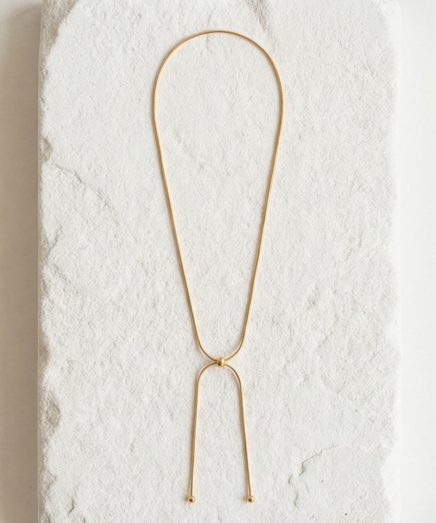 STYLE DELI「【DELI by】ボールバックル・スネークチェーンネックレス」|ネックレス|