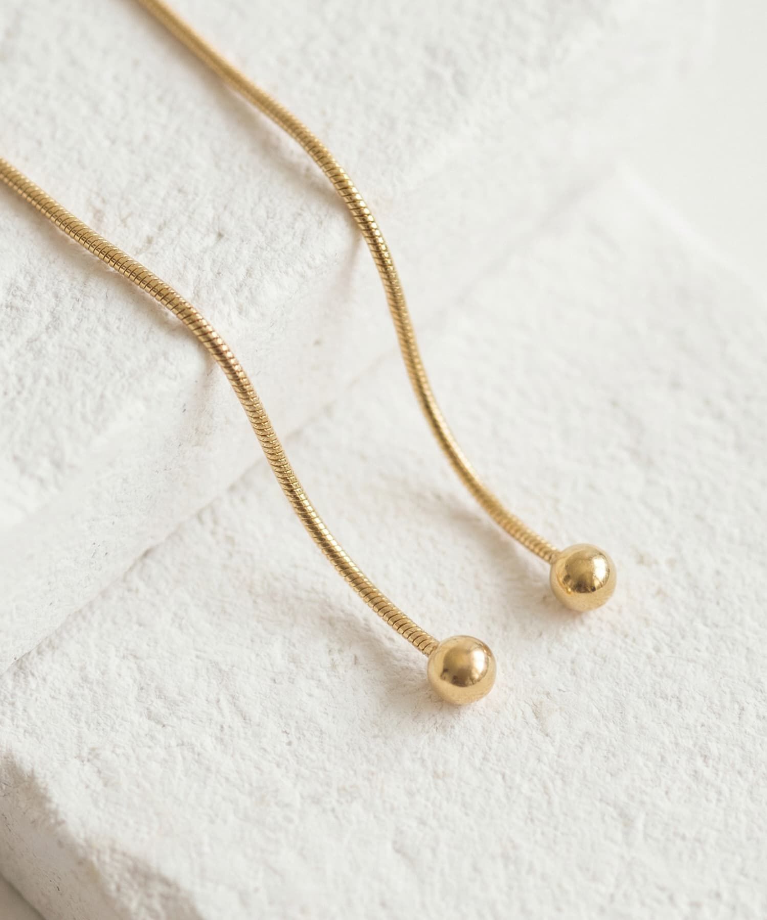 STYLE DELI「【DELI by】ボールバックル・スネークチェーンネックレス」|ネックレス|