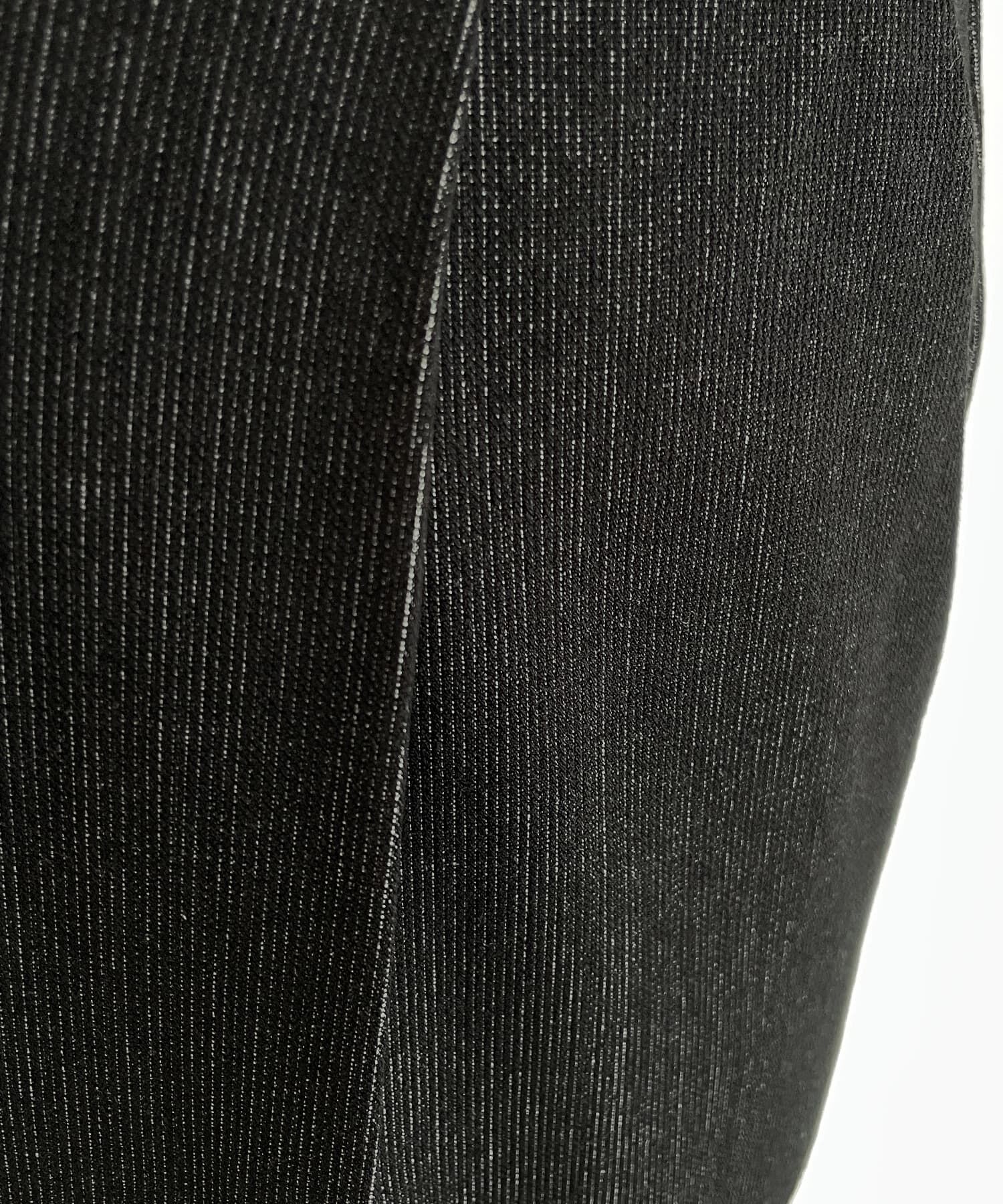 STYLE DELI「デニム風センターラインストレートパンツ」|デニム|