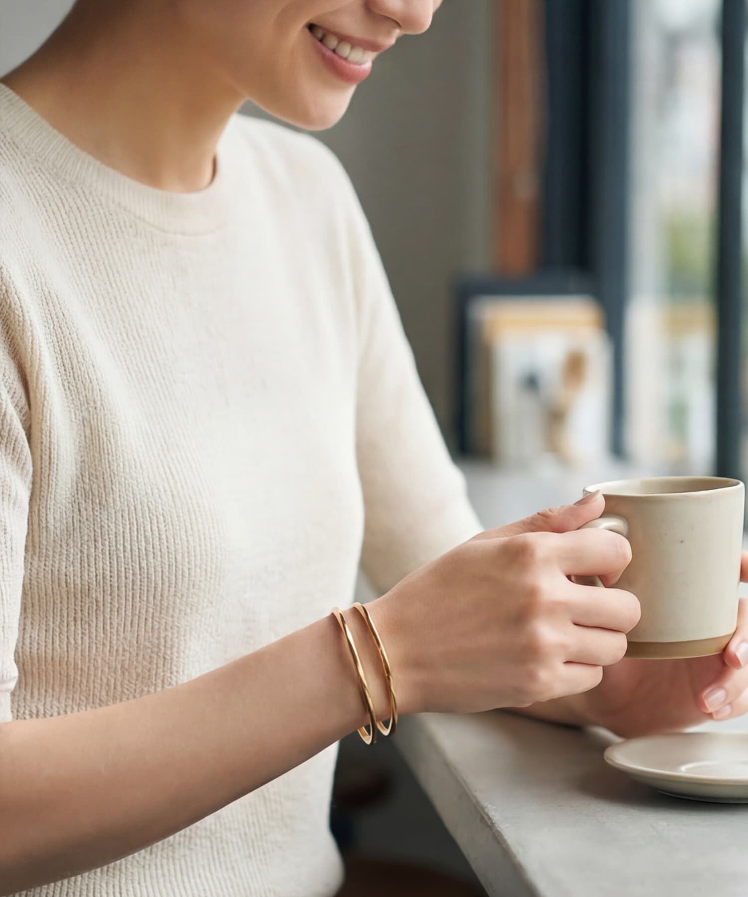 STYLE DELI「【DELI by】ツイストラインバングルブレスレット」|ブレスレット・バングル|