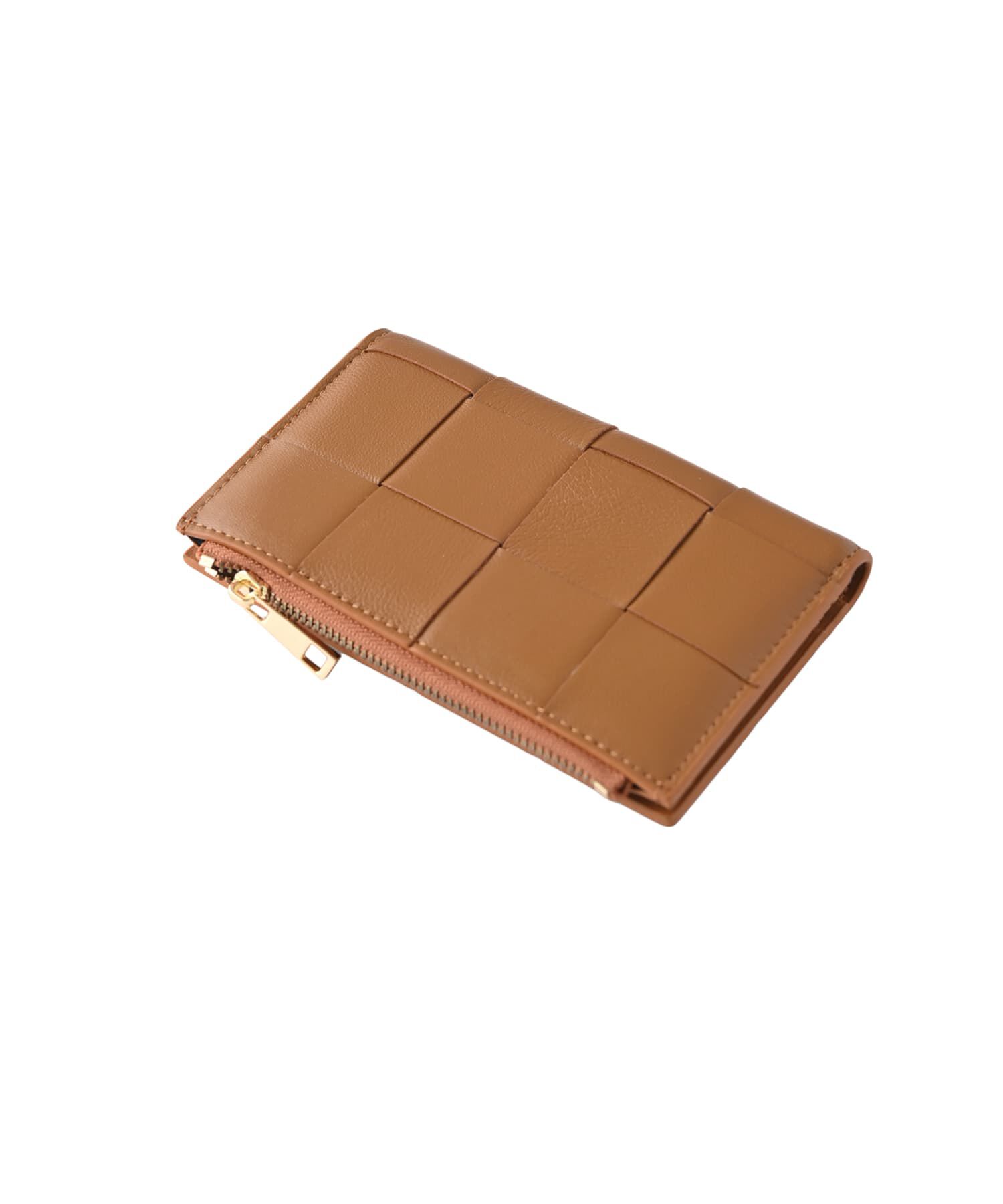 STYLE DELI「【DELI by】編み込みラムレザーロングウォレット」|コインケース|