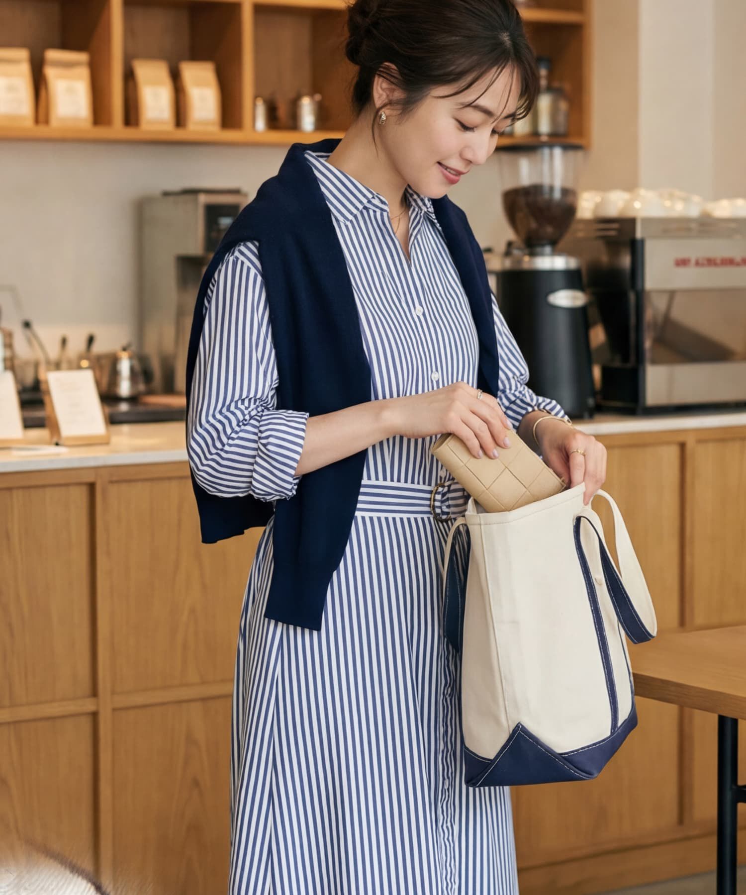 STYLE DELI「【DELI by】編み込みラムレザーロングウォレット」|コインケース|