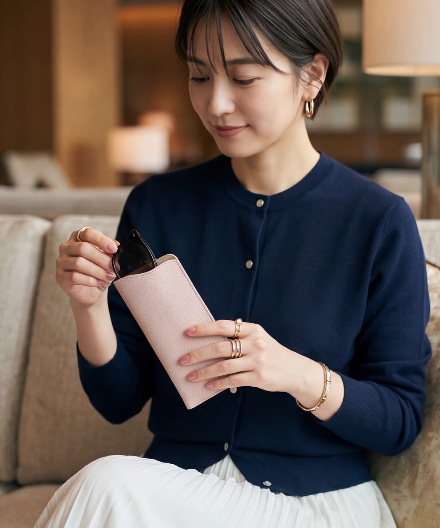 STYLE DELI「【DELI by】スリムレザーアイウェアスリーブ」|サングラス|