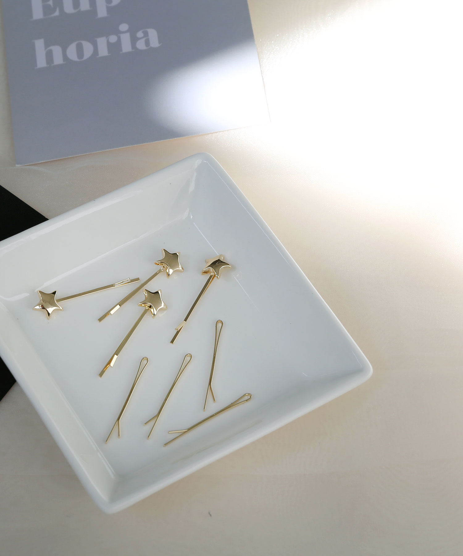 colleca la「スターミニヘアピンセット」|ヘアゴム・シュシュ|ゴールド