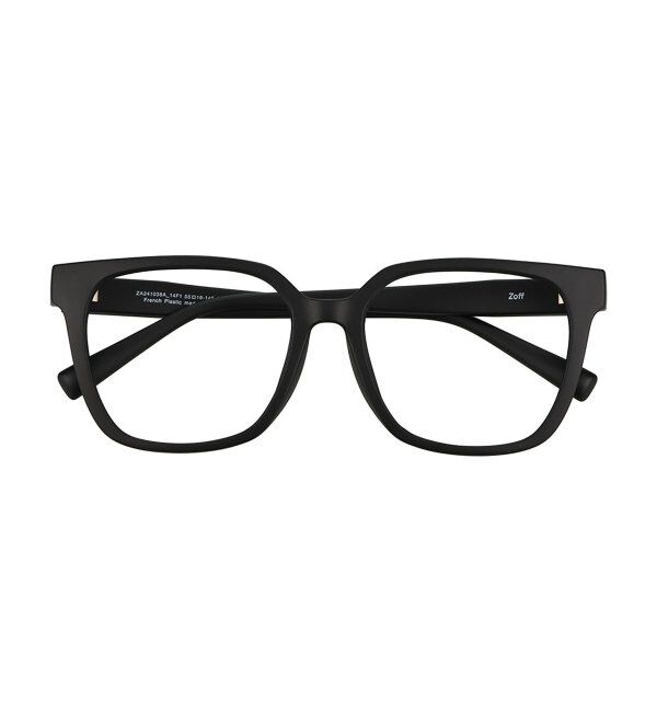  「ウェリントン型 メガネ│プラスチックフレーム│大きめ 小顔効果 ビッグシェイプ｜ レンズ交換券付」|メガネ|