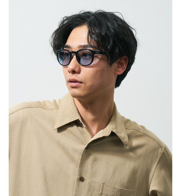  「ウェリントン型 花粉/飛沫対策 サングラス  (Zoff PROTECT 2WAY)  花粉メガネ メガネ 紫外線防止 UVカット」|サングラス|