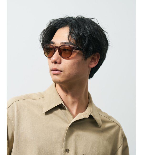  「ウェリントン型 花粉/飛沫対策 サングラス  (Zoff PROTECT 2WAY)  花粉メガネ メガネ 紫外線防止 UVカット」|サングラス|