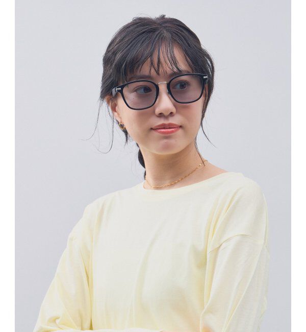  「ウェリントン型 サングラス ラバーテンプル ずれ落ち防止｜カラーレンズ ｜紫外線対策 UVカット｜Zoff 」|サングラス|