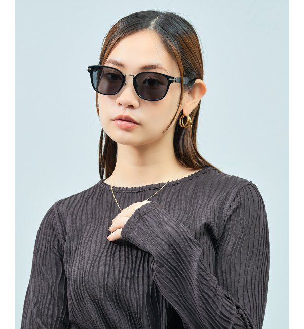  「ウェリントン型 サングラス ラバーテンプル ずれ落ち防止｜カラーレンズ ｜紫外線対策 UVカット｜Zoff 」|サングラス|