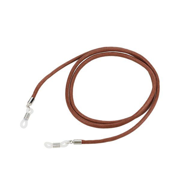  「メガネ・サングラス ストラップ  | 落下・ズレ防止 眼鏡チェーン グラスホルダー ギフト  ｜Zoff」|サングラス|濃ブラウン3