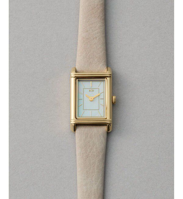ete「ソーラーウォッチ スクエア」|腕時計|イエローゴールド