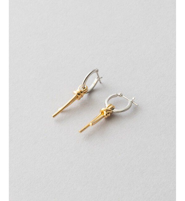 Jouete「フープピアス ノット」|ピアス|