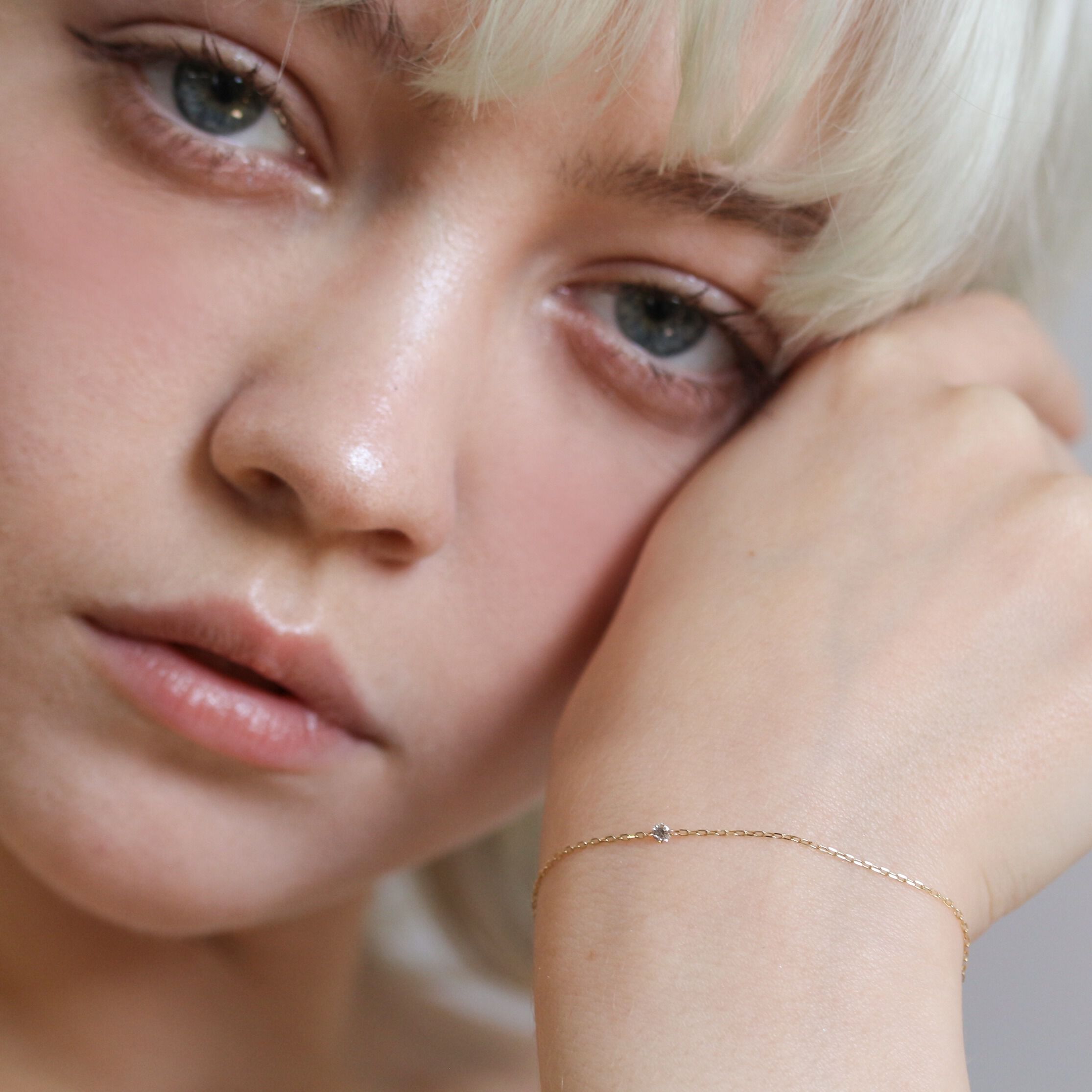  「K10YG ヌーディダイヤ ブレスレット」|ブレスレット・バングル|