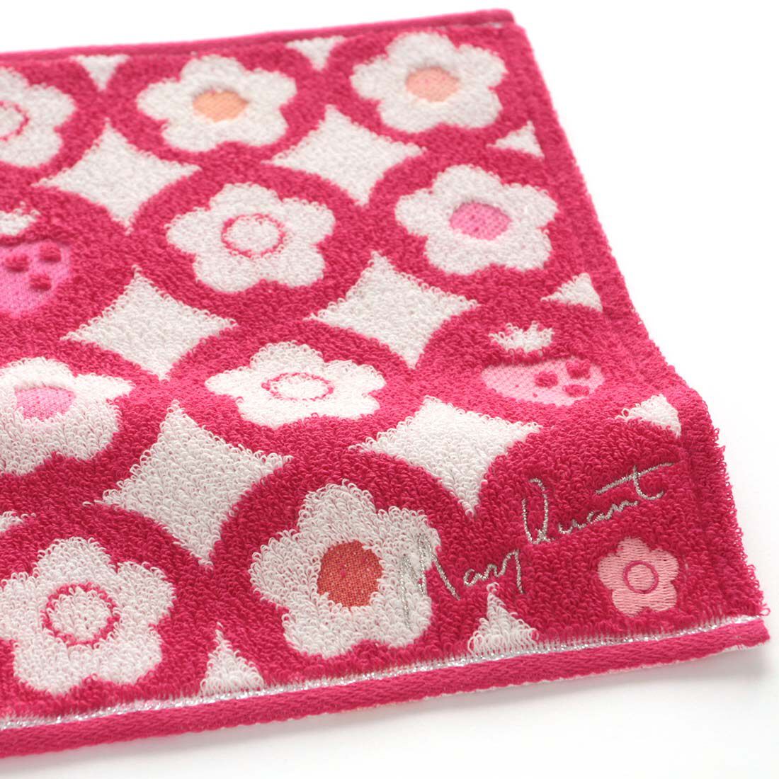  「MARY QUANT タオルハンカチ＜デイジーイチゴ＞」|タオル|