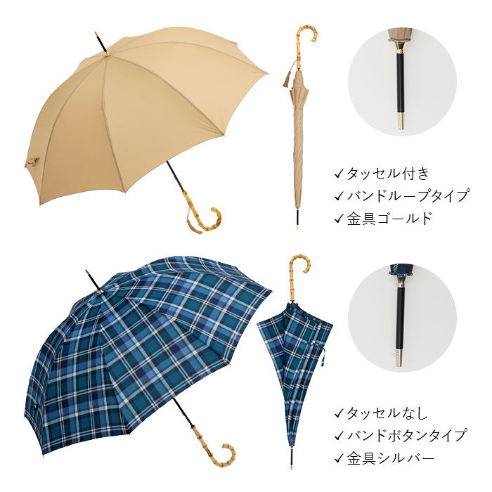 BACKYARD FAMILY「ビコーズ 傘 because 通販 雨傘 長傘 晴雨兼用 UVカット 日傘 58cm 58センチ」|傘|