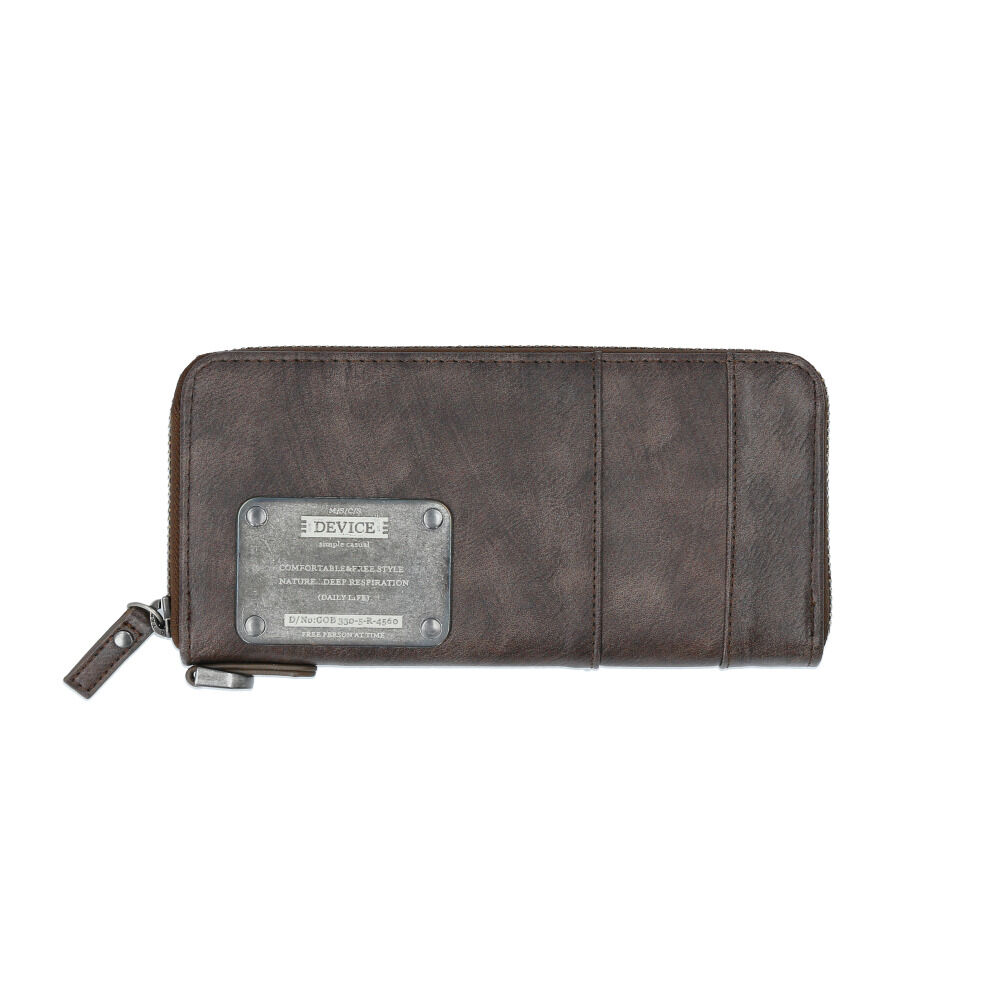 BACKYARD FAMILY「DEVICE デバイス ラウンド 長財布 メンズ 通販 財布 ロングウォレット ウォレット」|財布|ブラウン1