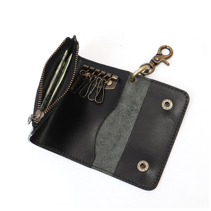 BACKYARD FAMILY「キーケース 革 通販 小銭入れ 栃木 レザーキーケース コインケース キーホルダー カードケース」|チャーム・キーホルダー|