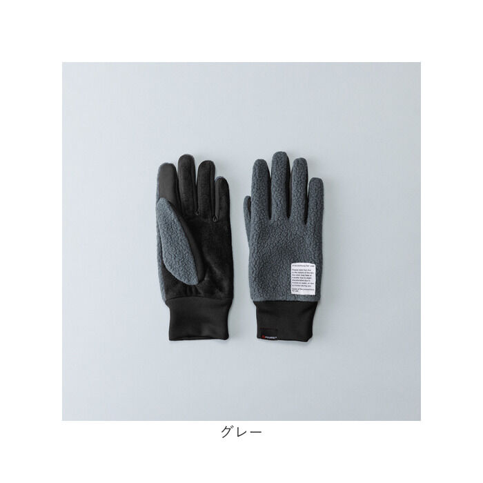 BACKYARD FAMILY「クロダ 手袋 レディース 通販 グローブ 手ぶくろ 暖かい かわいい 通勤 通学 POLARTEC」|手袋|