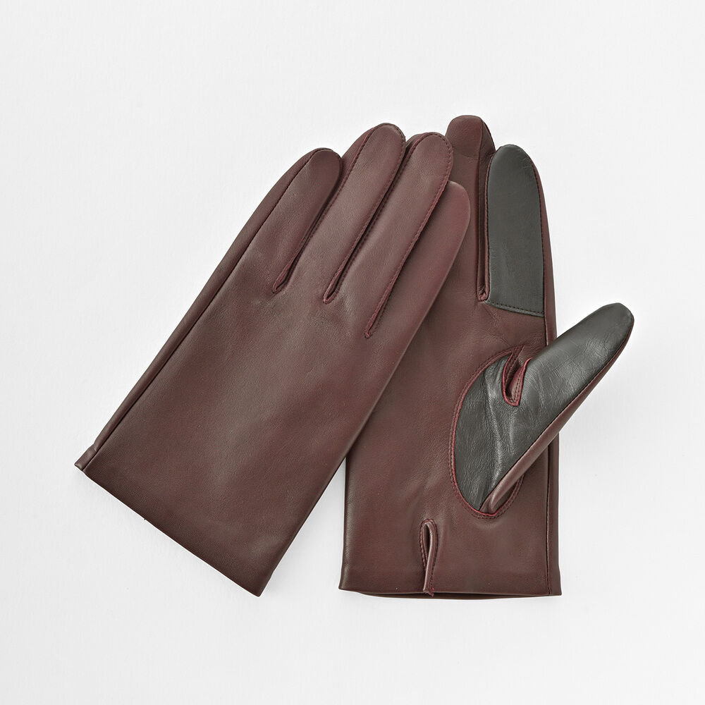 BACKYARD FAMILY「クロダ 手袋 メンズ 通販 グローブ 手ぶくろ スマートフォン対応 スマホ 対応 レザー 革」|手袋|レッド2