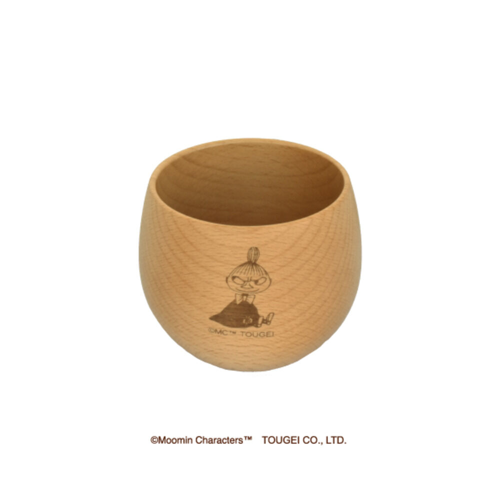 BACKYARD FAMILY「ムーミン 食器 通販 木製 コップ カップ ラウンドコップ 北欧 MOOMIN 木製食器」|グラス・マグカップ|ブラウン2