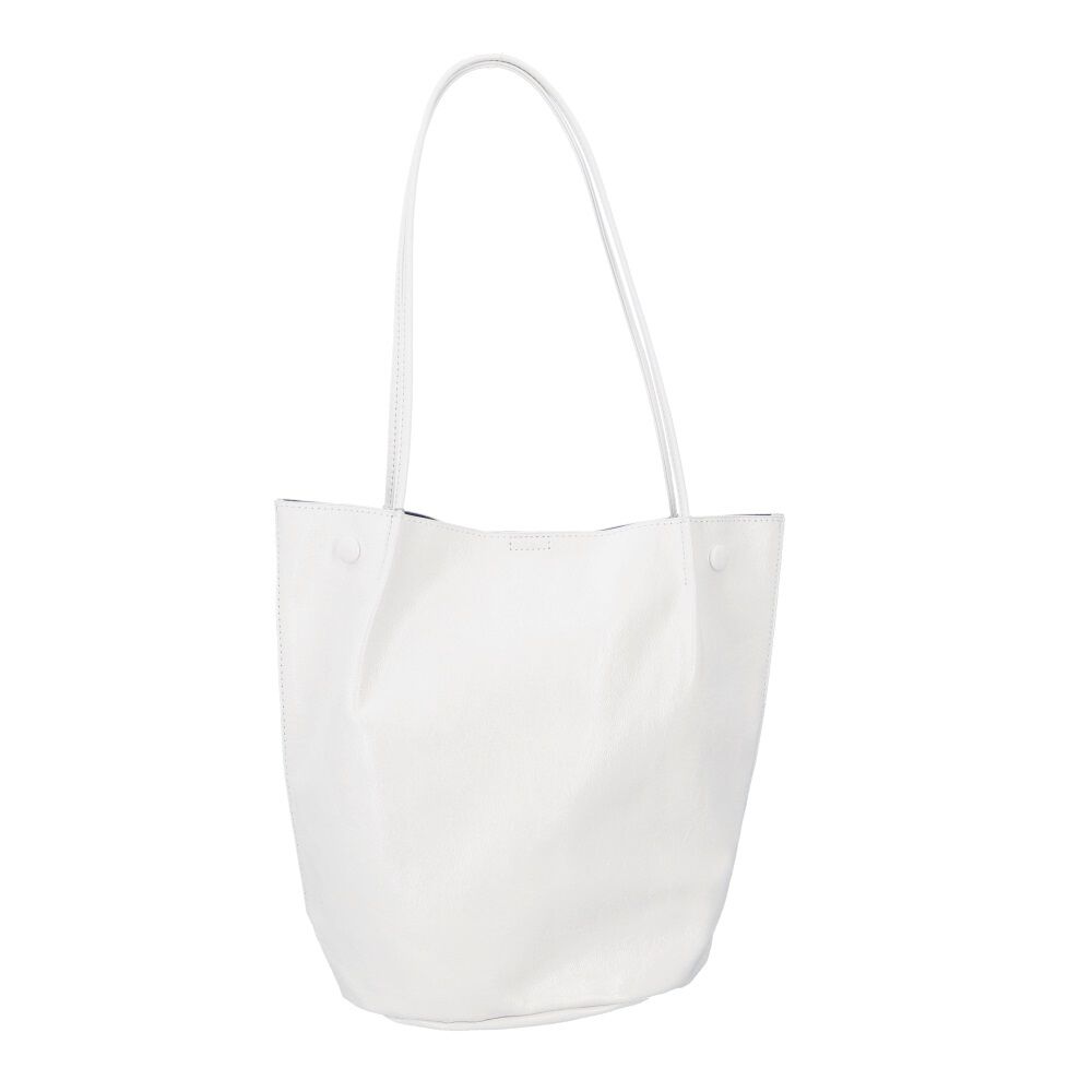 cache cache「cachecache カシュカシュ トートバッグ バケツ型 肩掛け 通販 バケツトート」|ショルダー・メッセンジャー|ホワイト1