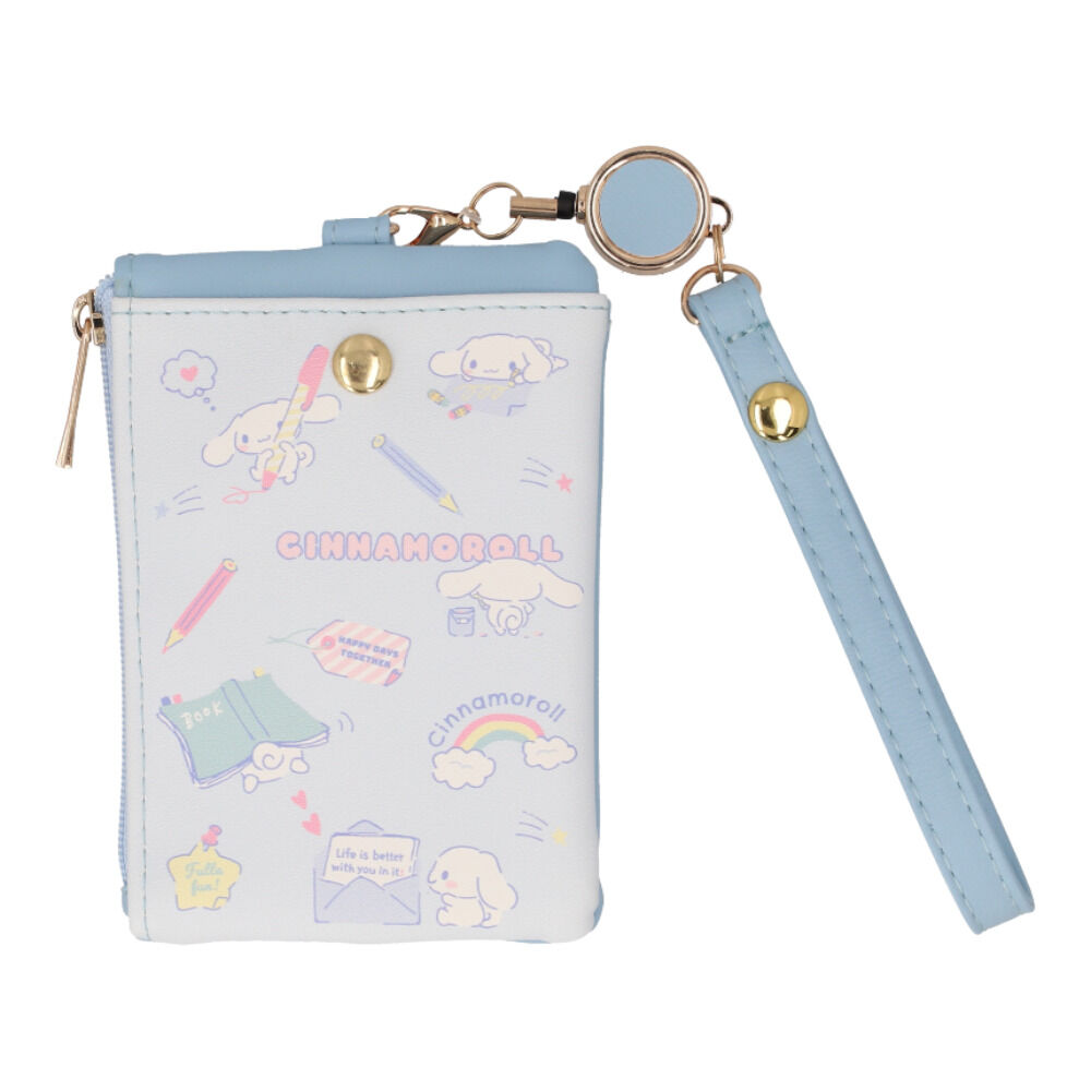 BACKYARD FAMILY「パスポーチ リール付き 通販 パスケース キーケース 定期入れ 定期券入れ キーポーチ」|キーケース|ブルー1