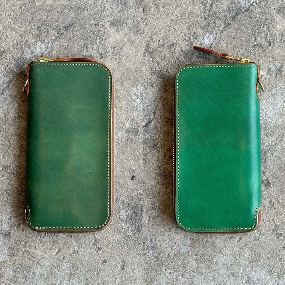BACKYARD FAMILY「長財布 メンズ 本革 通販 日本製 財布 さいふ レザー ブランド カードホルダー 革財布」|財布|グリーン1