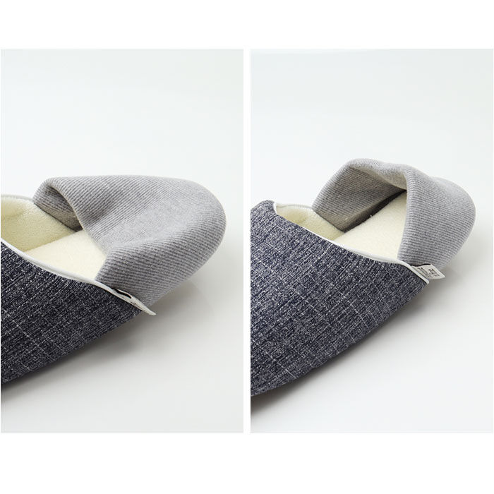 BACKYARD FAMILY「防災スリッパ 通販 スリッパ 前詰まりスリッパ ルームシューズ 室内履き 踏み抜き防止 蓄光テープ」|ルームシューズ|