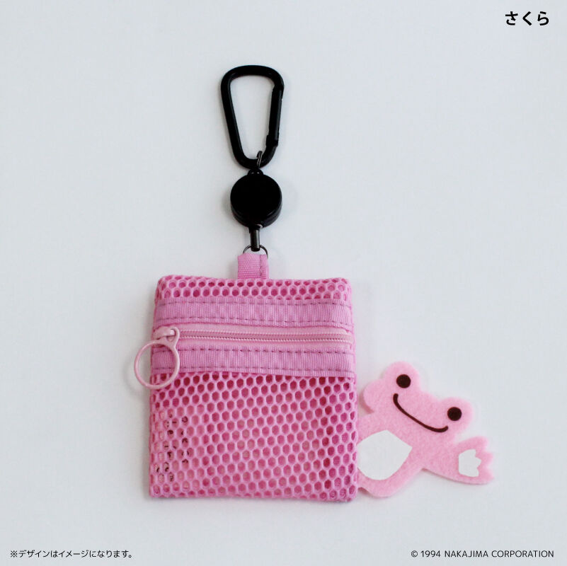 BACKYARD FAMILY「かえるのピクルス グッズ 通販 pickles the frog メッシュポーチ リール付き」|ポーチ|その他3