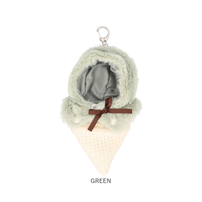 BACKYARD FAMILY「ぬい 着ぐるみ アイスクリーム 通販 推し活 アイス ぬいぐるみキーホルダー ぬいぐるみ 服」|チャーム・キーホルダー|