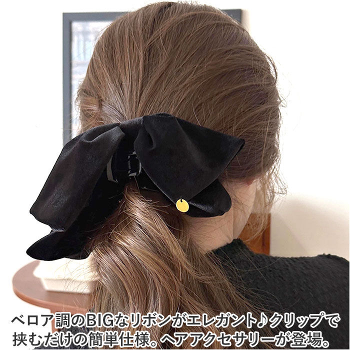 BACKYARD FAMILY「ヘアアクセサリー ベロアリボン 通販 ベロア リボン シュシュ 髪留め 髪飾り ヘッドアクセ」|その他|