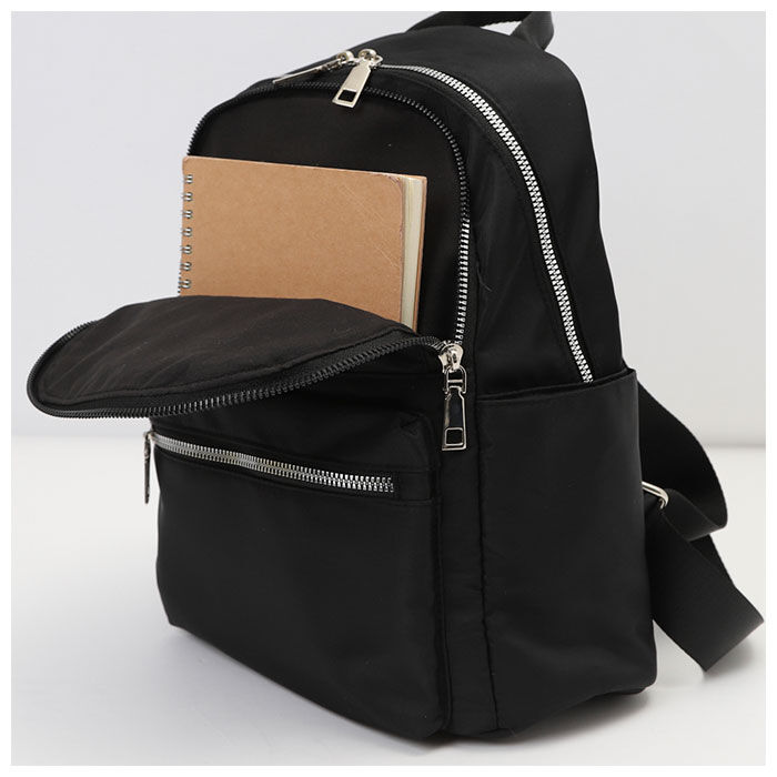 BACKYARD FAMILY「リュック レディース おしゃれ 通販 軽い 軽量 a4 黒 ブラック リュックサック 小さめ 大人」|リュック|