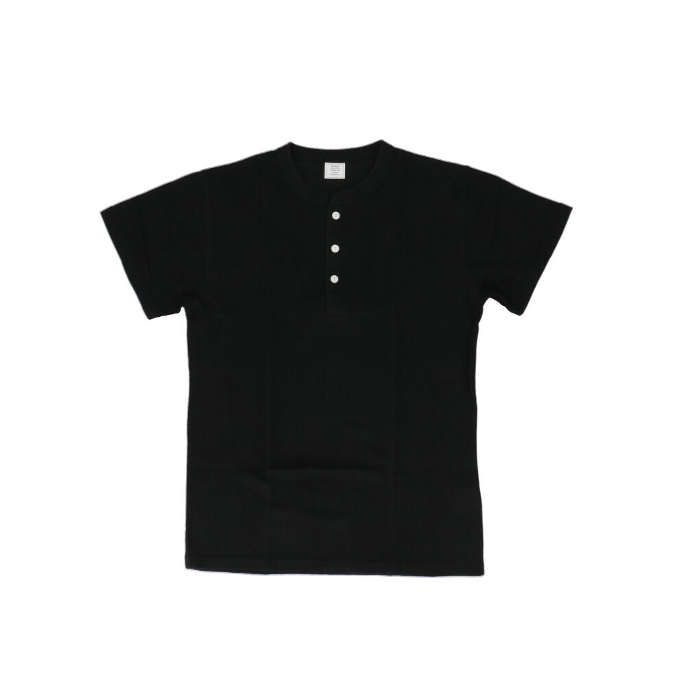 BACKYARD FAMILY「JEMORGAN ワッフル JE197-22S ジェーイーモーガン 通販 Tシャツ カットソー」|Tシャツ・カットソー|ブラック1