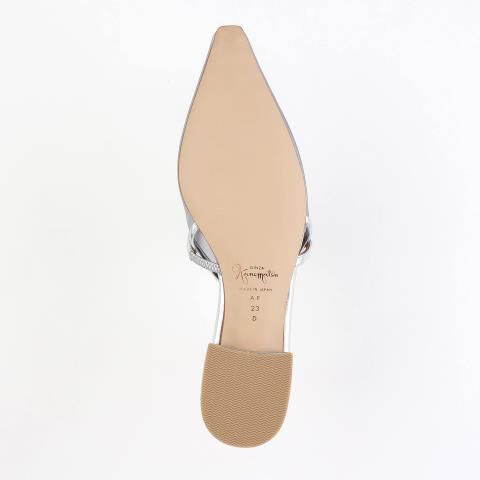 銀座かねまつ「【本革】シアーバックベルトパンプス」|パンプス|