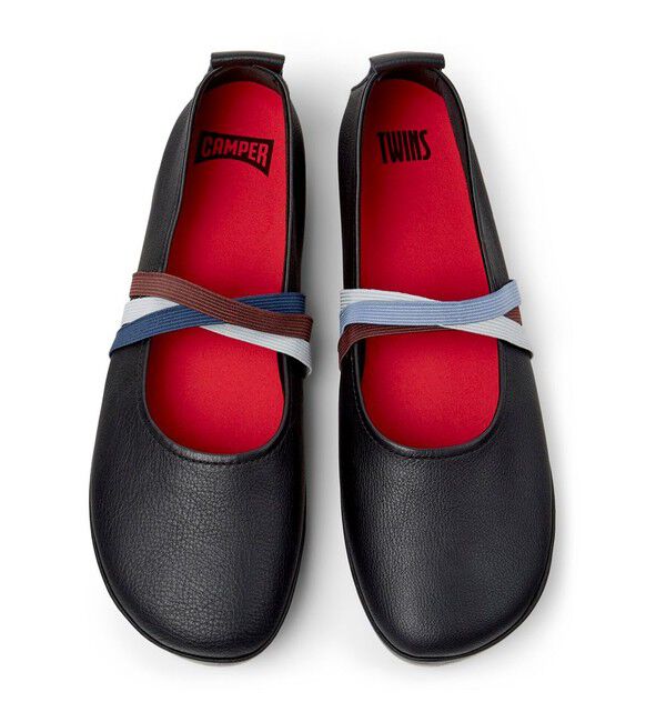 CAMPER「[カンペール] TWINS / フラットシューズ」|パンプス|ブラック