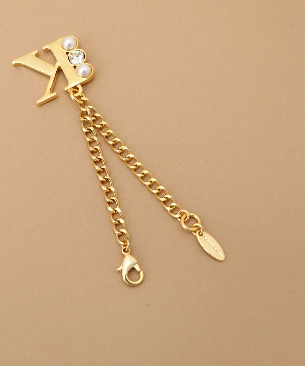 Samantha Thavasa「ビジューイニシャル バッグチャーム K」|チャーム・キーホルダー|