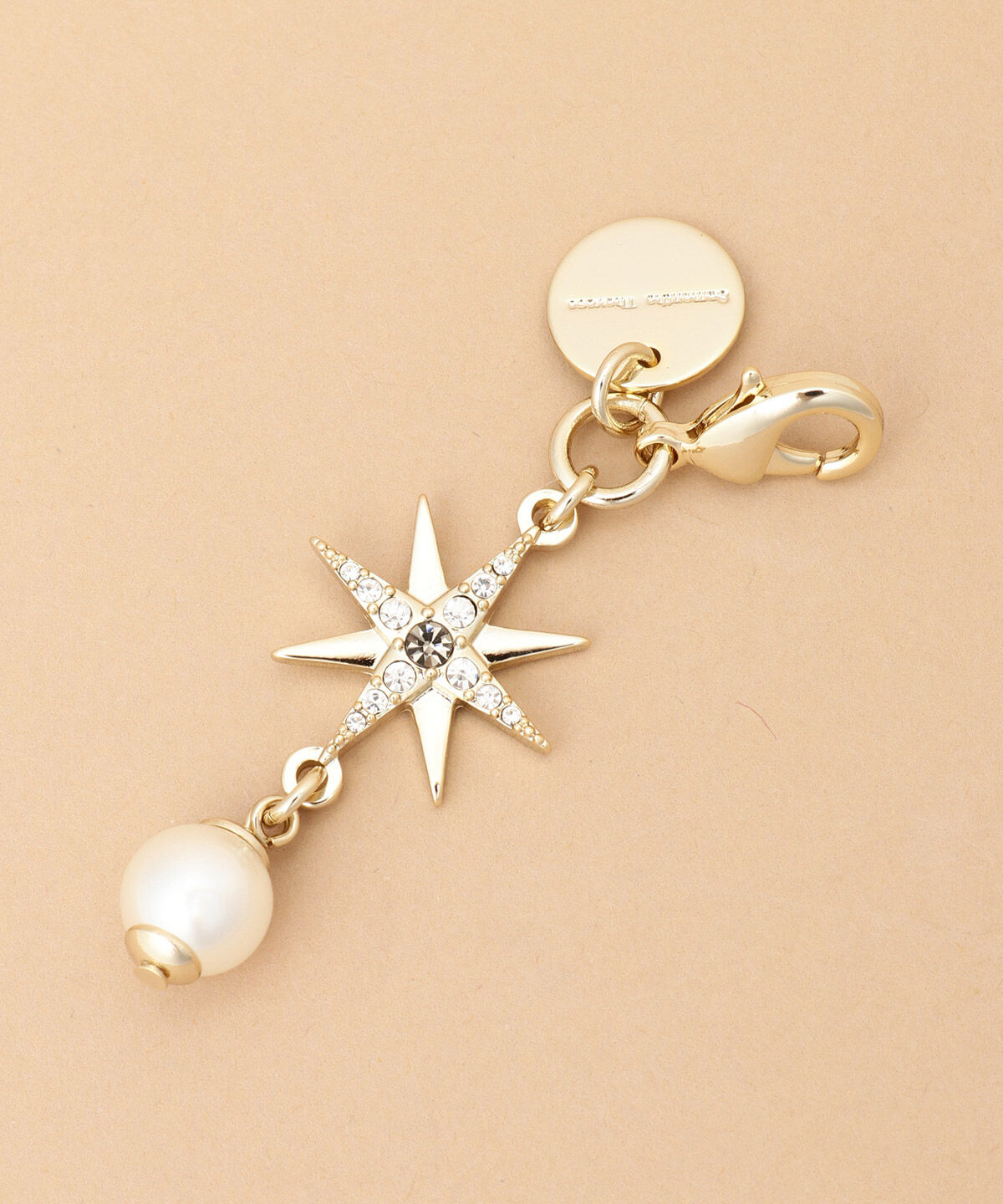 Samantha Thavasa「シャイニーファスナーチャーム」|チャーム・キーホルダー|ブラック