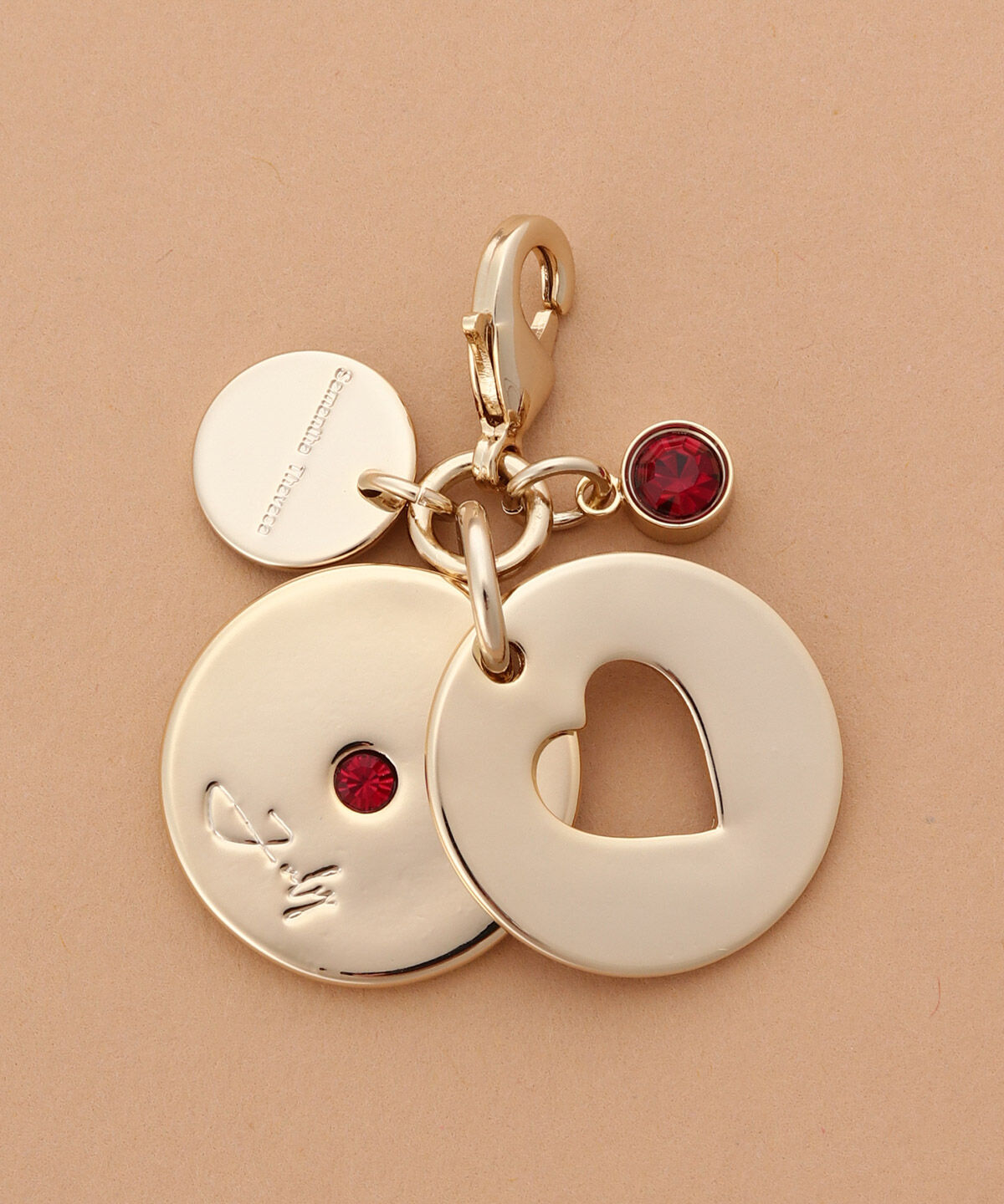 Samantha Thavasa「バースデーストーンカラービジューファスナーチャーム（7月）」|チャーム・キーホルダー|