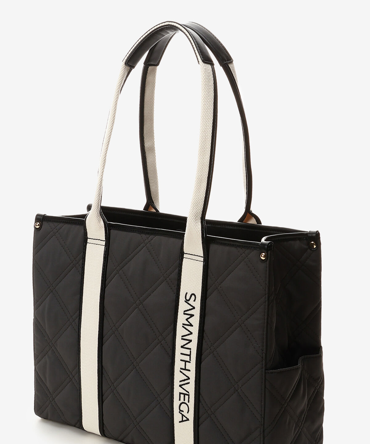 Samantha Vega「ロゴテープキルティングA4トートバッグ」|トートバッグ|