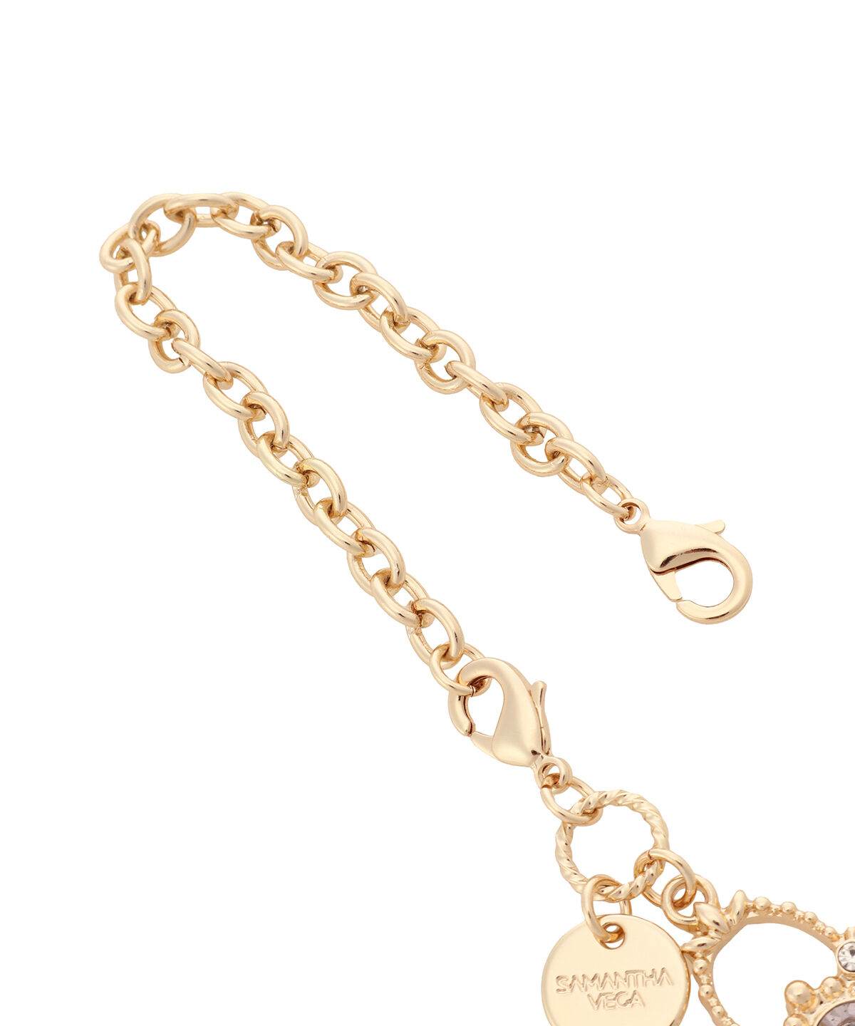 Samantha Vega「ビジューフラワーバッグチャーム」|チャーム・キーホルダー|