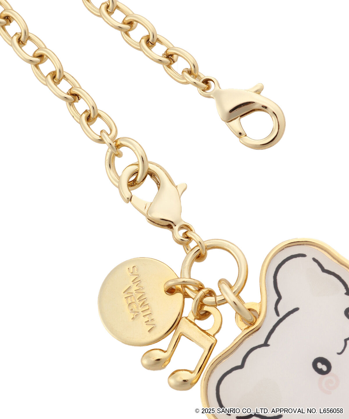 Samantha Vega「「はなまるおばけ」音符バッグチャーム」|チャーム・キーホルダー|