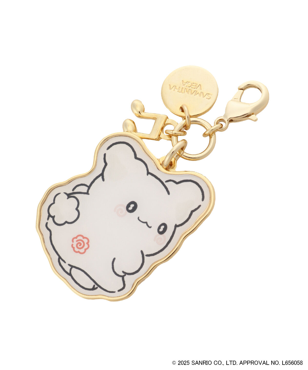 Samantha Vega「「はなまるおばけ」音符バッグチャーム」|チャーム・キーホルダー|