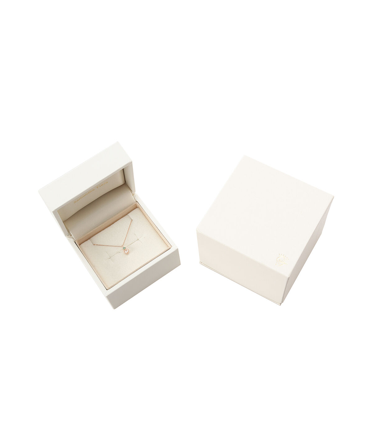 Samantha Tiara「K10PG ハートネックレス≪5月 誕生石≫」|ネックレス|