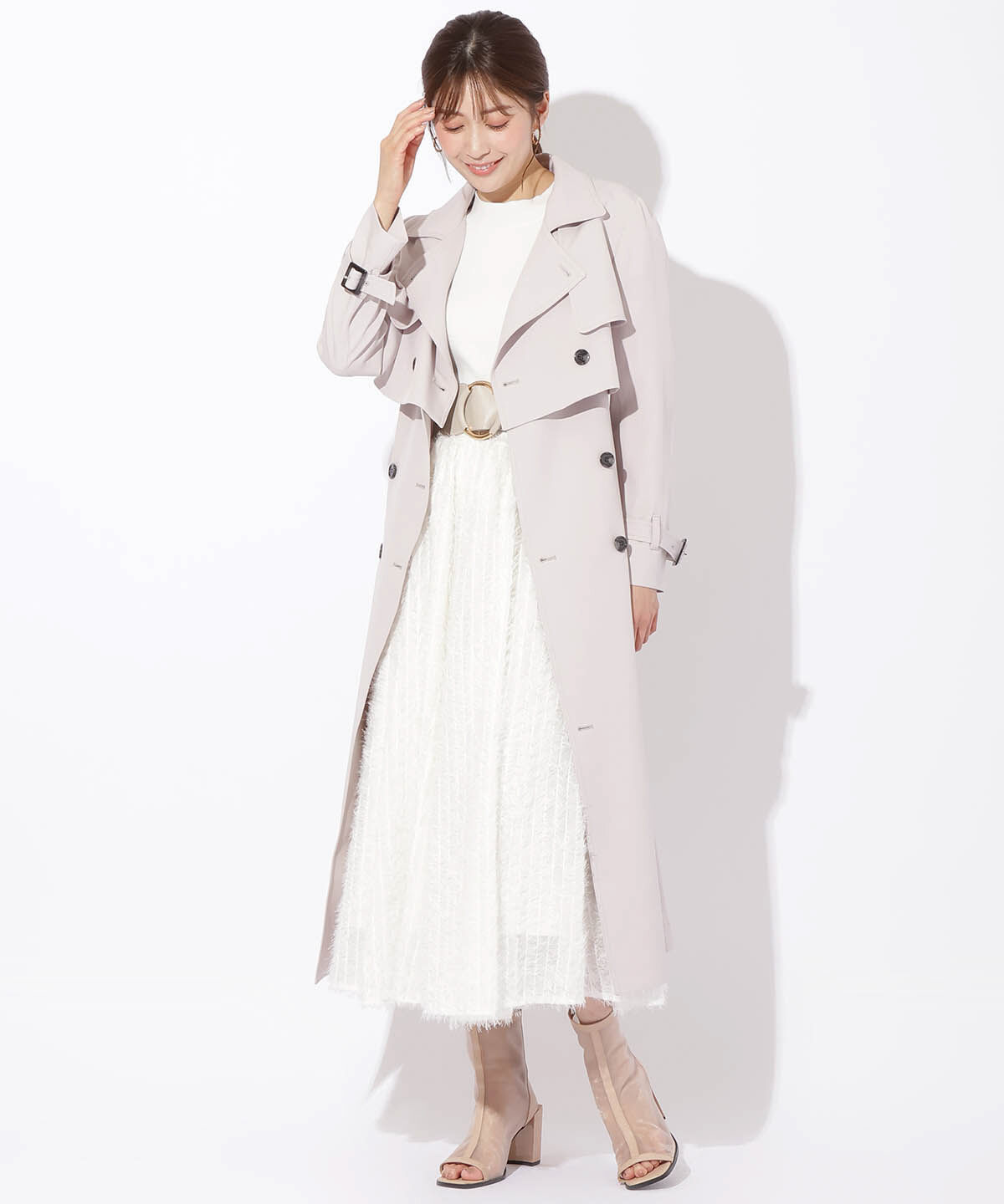 アンドクチュール「ManyWayトレンチコート」|トレンチコート|